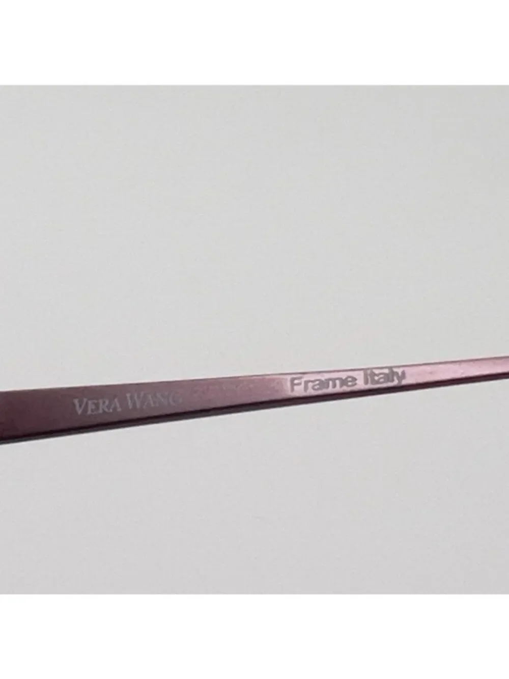 Vera Wang V47 FU Eyeglass Frames Women's Full Oval Pink Mauve 52-15-135 Italy